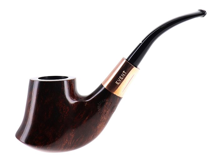 Pipe Caminetto EVENT 2025 liscia marrone shape bent vulcano