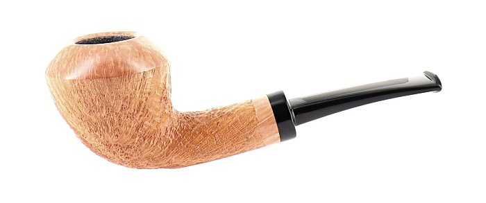 Pipa Franz Pipe sabbiata chiara rim liscio shape half bent rhodesian