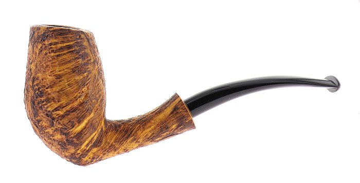 Pipa DUCA BARONE sabbiata contrast shape freehand chimney tulip