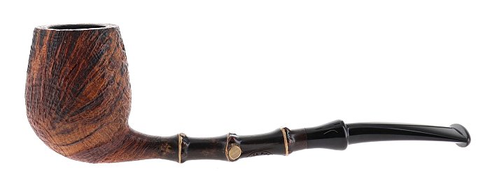 Pipa DUCA BARONE BAMBOO sabbiata contrast shape billiard semicurva