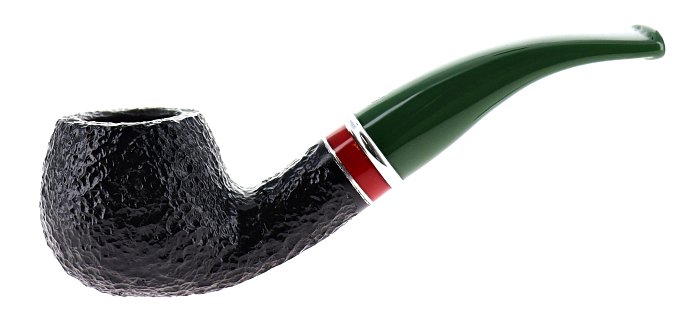 Pipa SAVINELLI St. Nicholas 2025 646 KS rusticata shape bent rhodesian - FIltro 9mm - Edizione Limitata
