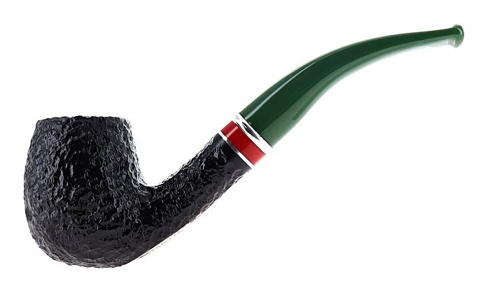 Pipa SAVINELLI St. Nicholas 2025 602 rusticata shape bent - FIltro 9mm - Edizione Limitata