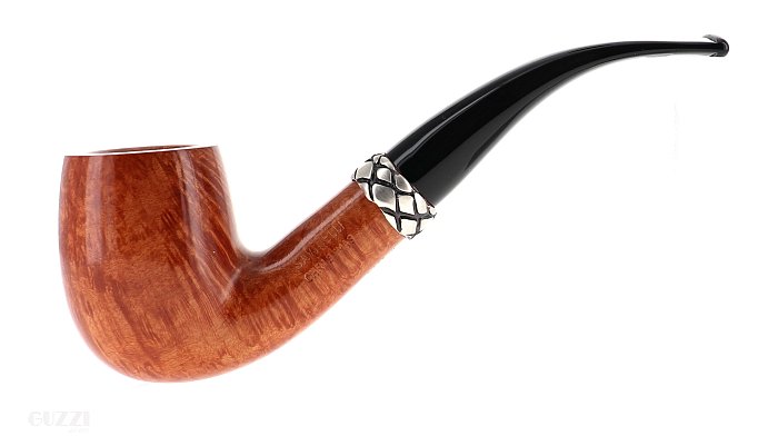 Pipa Savinelli CHRISTMAS 2020 liscia fiammata shape bent billiard Ed. Limitata 16/29