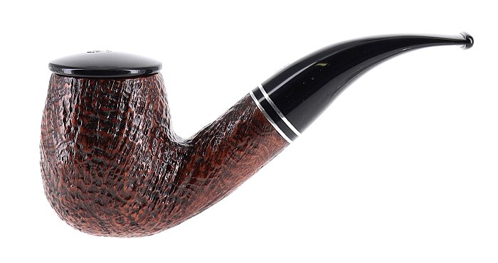 Pipa Savinelli Monsieur sabbiata 616 KS shape Robusta Billiard curva