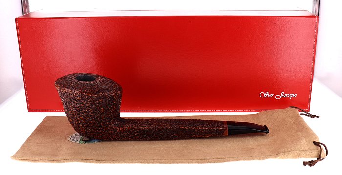 Pipe Ser Jacopo dalla Gemma R1 EE 8 MAXIMA UNIGENA rusticata shape canadese dublin extra lunga
