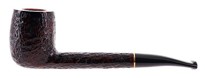 Pipa Savinelli Roma 812 rusticata marrone shape canadese semicurva