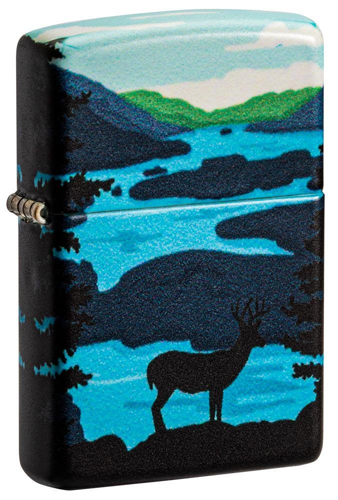 Zippo - 540 Color - Deer Landscape Design