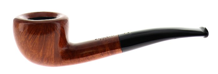 Pipa Savinelli Siena 316, liscia chiara, shape Dublin semicurva, filtro 6mm