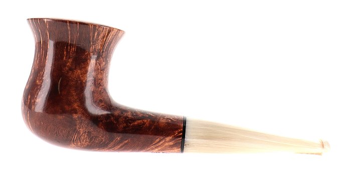 Pipa Amorelli *** 3 STELLE liscia marrone shape freehand