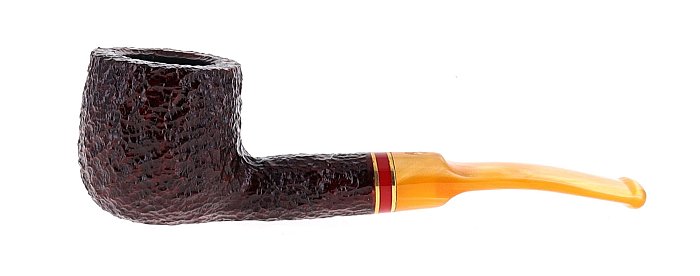 Pipa SAVINELLI St. Nicholas 2024 121 KS rusticata shape stand up cherrywood poker - FIltro 9mm - Edizione Limitata