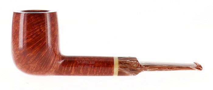 Pipa Savinelli Dolomiti 114 KS liscia marrone shape lovat filtro 6mm