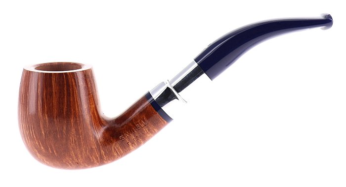 Pipa Savinelli Eleganza 601 liscia naturale shape bent Billiard, 6mm