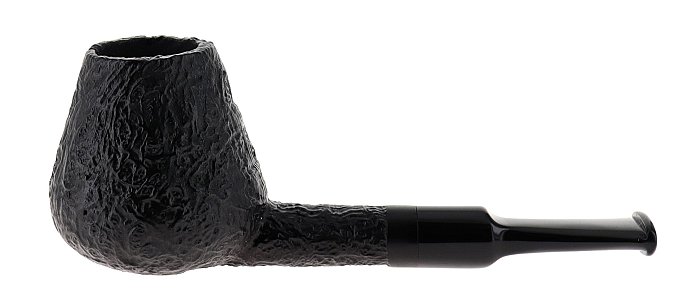 Pipa PROXIMA sabbiata nera shape stand up straight brandy