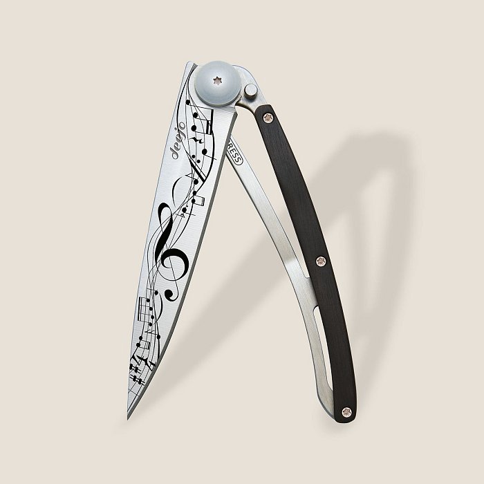 Deejo - Coltello 37G Partition - Legno di Ebano
