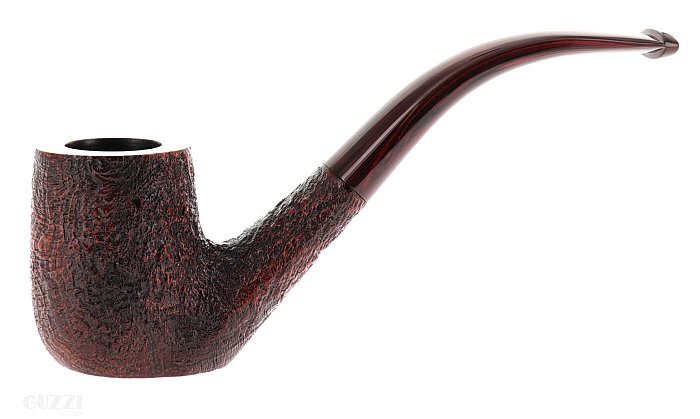 Pipa Dunhill CUMBERLAND 5133 sabbiata marrone shape freehand stand up bent