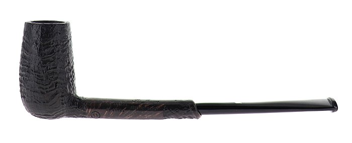 Pipe Ser Jacopo dalla Gemma S1 sabbiata nera shape stand up pencil chimney billiard