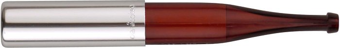 Denicotea - Bocchino Marrone e Argento con Filtro 9mm per Sigaretta