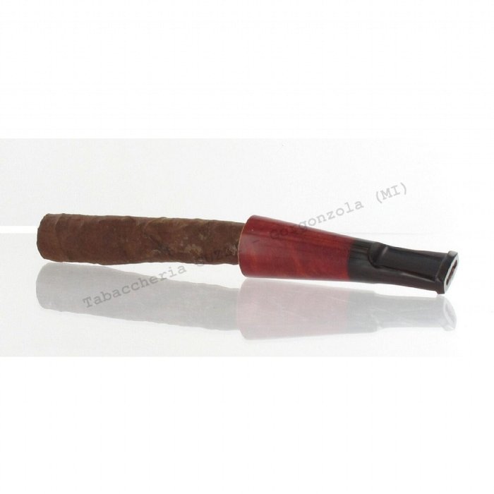 Fuma Toscano - Bocchino Hand Made CORTO in Radica e Metacrilato Cumb