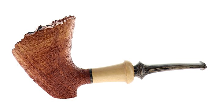 Pipa LA BIOTA sabbiata chiara shape stand up freehand
