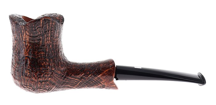 Pipa Castello OLD ANTIQUARI KKKK sabbiata marrone shape 215  freehand fancy semicurva