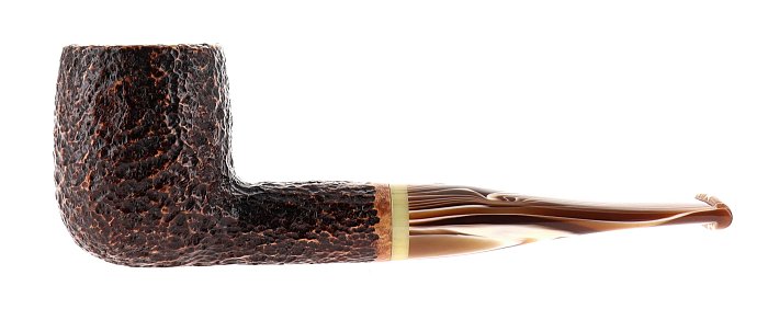 Pipa Savinelli Dolomiti 106 rusticata marrone shape billiard filtro 9mm