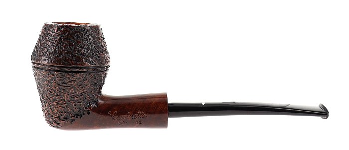 Pipa Caminetto 08.41 rusticata marrone shape army bulldog semicurva