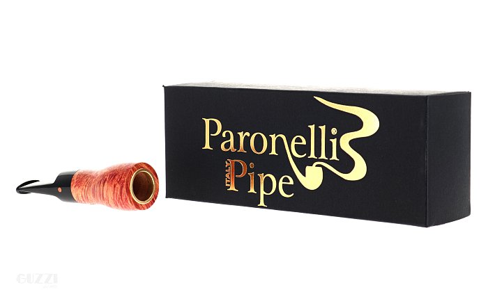 Pipa Paronelli Spinnline Calabash Reverse - NATURALE con Bocchino Nero