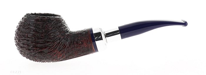 Pipa Savinelli Eleganza 320 KS rusticata marrone scuro shape author filtro 9mm