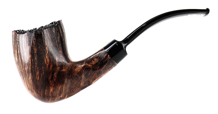 Pipa WINSLOW CROWN 300 liscia marrone shape freehand bent billiard barktop 9mm