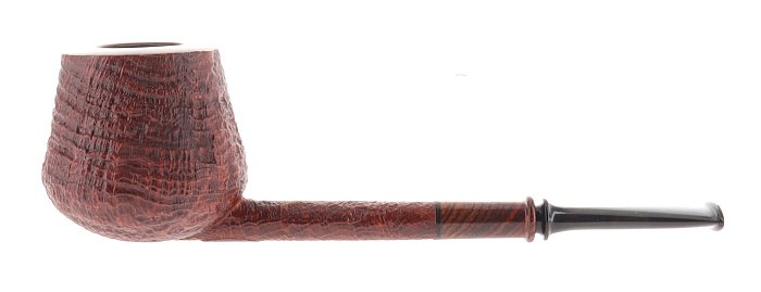 Pipa Piero Vitale ** 2 STELLE sabbiata marrone shape stand up pencil brandy