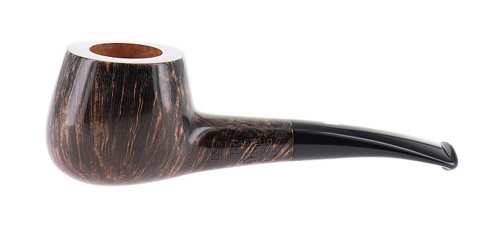 Pipa Castello COLLECTION KK liscia marrone shape 55 squat pot