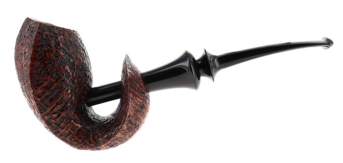 Pipa C-pipe GRUPPO 7 sabbiato marrone shape freehand cobra