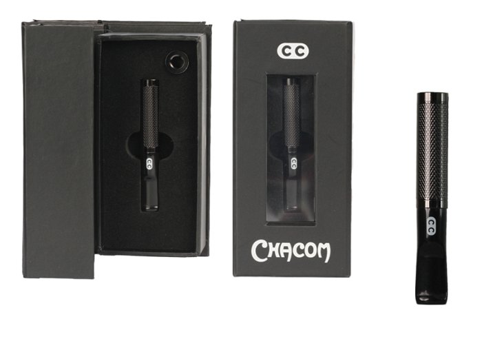 Chacom - Bocchino Twin Grana Riso e Titanio per Sigaretta Classica e Slim