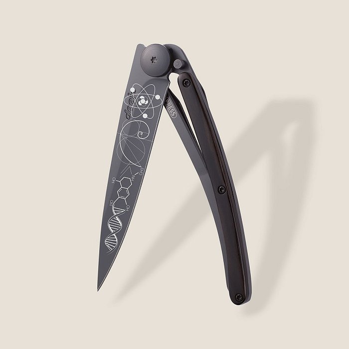Deejo - Coltello 37G Sciences - Legno di Ebano