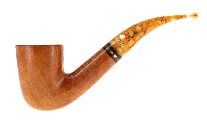 Pipa Savinelli Miele 611 KS liscia chiara shape bent dublin - Filtro 6mm