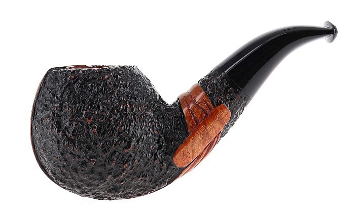 Pipa Castello SEA ROCK BRIAR KKKK π rusticata marrone shape full bent apple