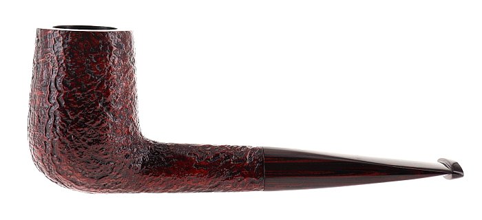 Pipa Dunhill CUMBERLAND 5112 sabbiata marrone shape stand up chimney billiard