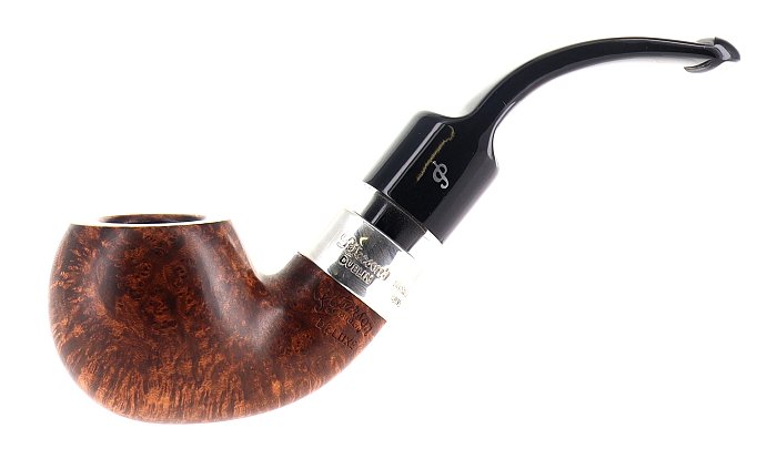 Pipa Peterson of Dublin DELUXE SYSTEM OLD COLOUR 3S liscia marrone  shape bent apple