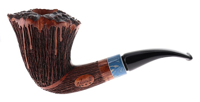 Pipa Amorelli **** 4 STELLE PENNA DI SAN MCIHELE shape half bent dublin 9mm