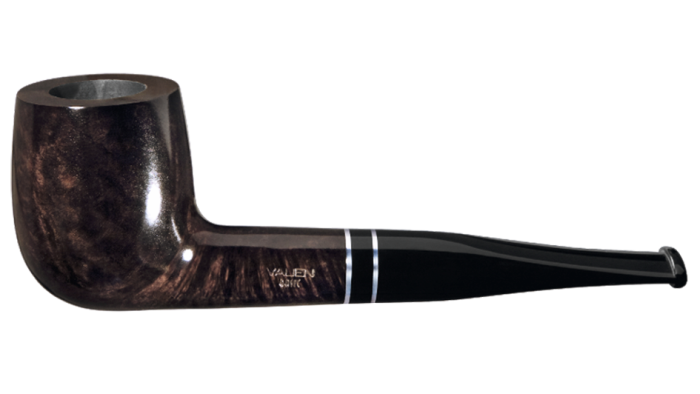 Pipa Vauen - Intro Beginner Set 4 - Liscia dritta - Nero Antracite - Filtro 9mm