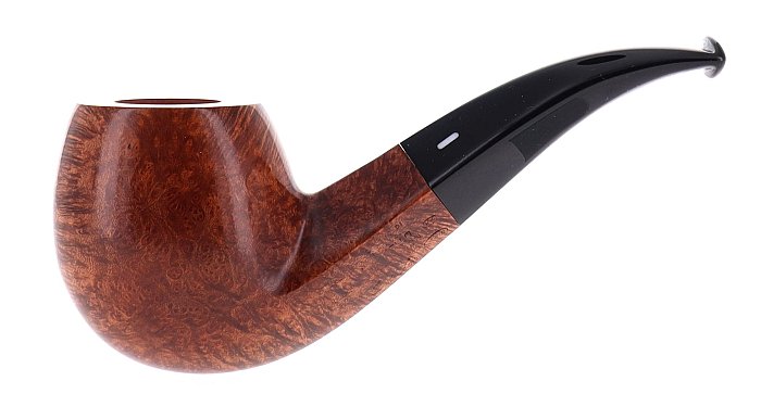 Pipa Castello COLLECTION KK OCCHIO DI PERNICE liscia marrone shape magnum bent egg
