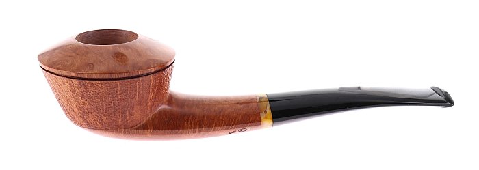 Pipa LEO Cecilia parzialmente sabbiata shape freehand rhodesian semicurva