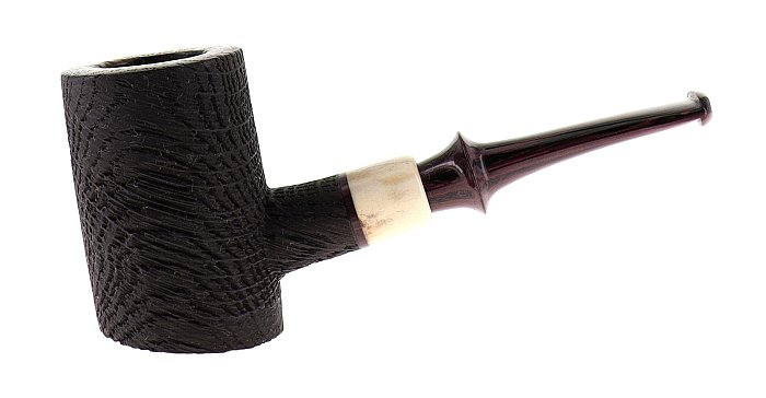 Pipa BRENTEGANI MORTA BOG OAK shape stand up cherrywood poker
