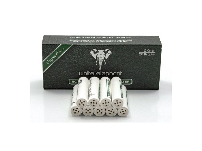 KOPP - White Elephant - 20 Filtri a Carbone Attivo - 9mm