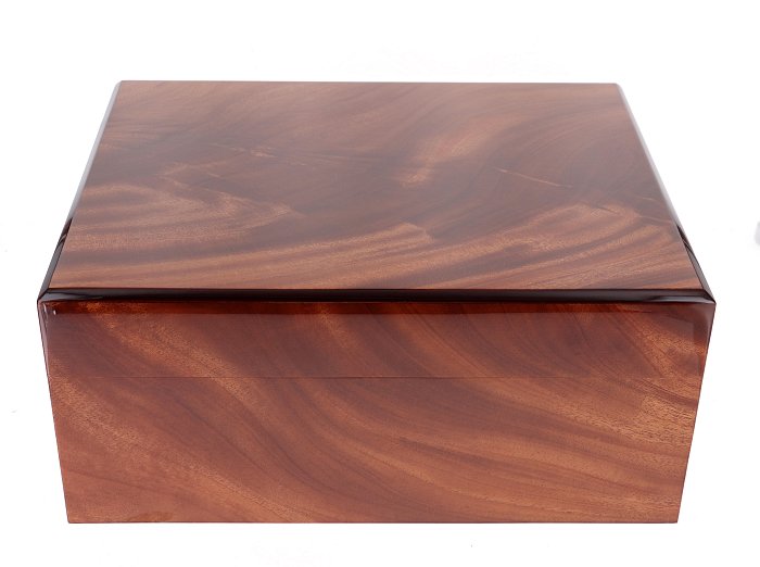 Gentili - Humidor Scatola Umidificata Mogano per 50 Sigari o 100 Toscani