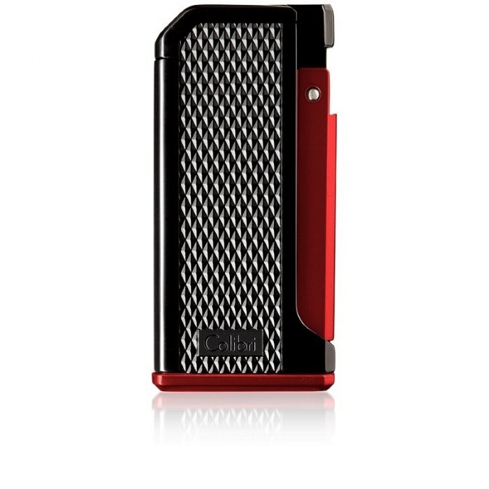 Colibri - Accendino MONZA ONE Fiamma Jet Flame - Nero e Rosso