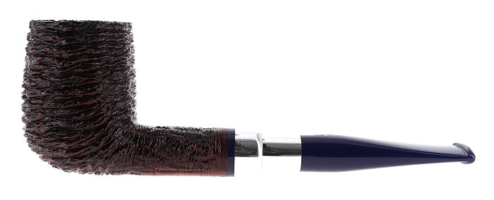Pipa Savinelli Eleganza 111 KS marrone scura rusticata shape billiard - Filtro 6mm