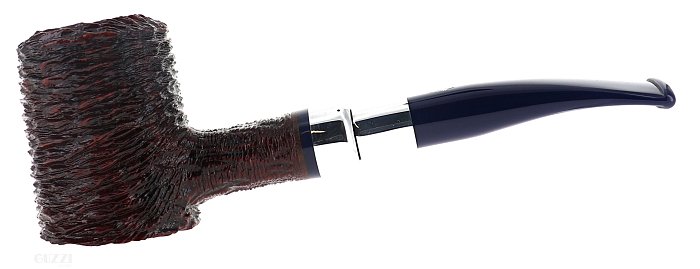 Pipa Savinelli Eleganza 310 KS marrone scura rusticata shape cherrywood poker 9mm