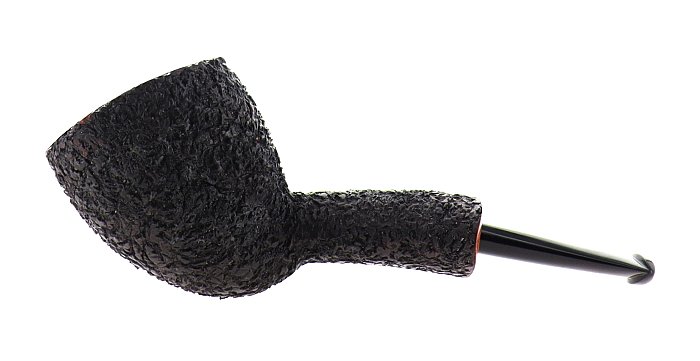 Pipa Sebastiano Risté rusticata scura shape canted freehand