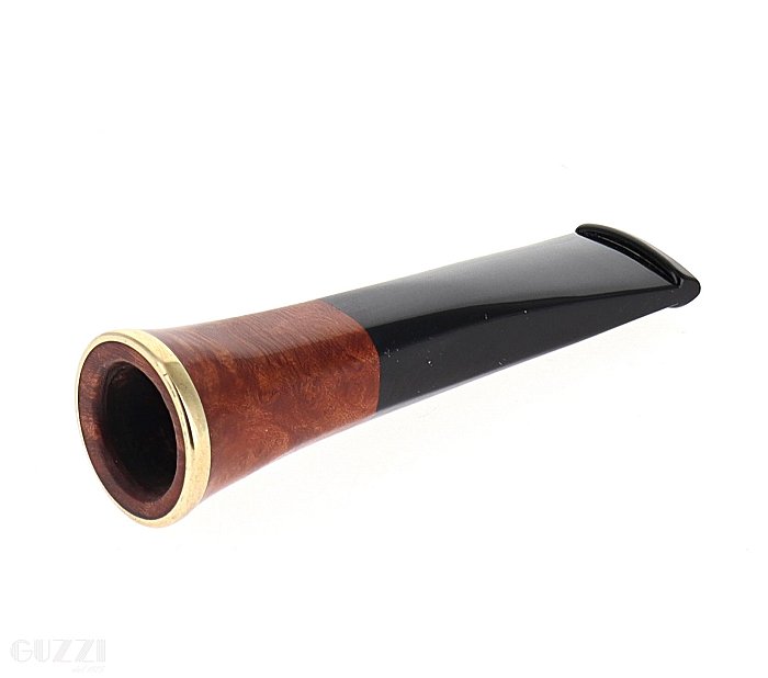 Pascucci - Fuma Toscano - Bocchino Hand Made "CORTO" in Radica con Vera Ottonata